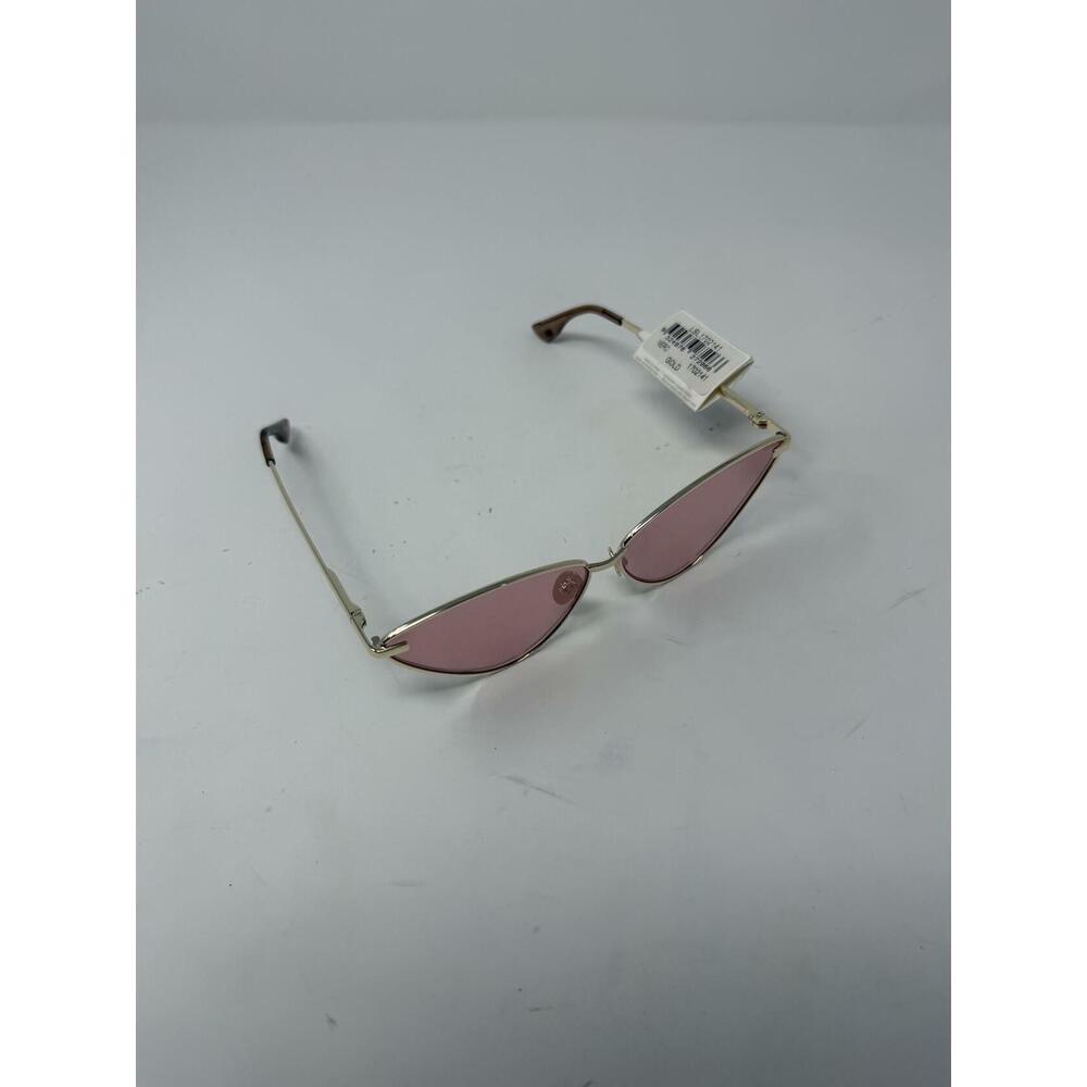 Nero Women’s Gold Frame Pink Lens Cat Eye Sunglasses One Size NWT - Picture 2 of 4